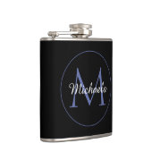 Flasques Cercle minimal moderne nom initial monogramme mode (Droite)