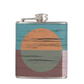 Flasques Cercle Orange Et Vert (Devant)