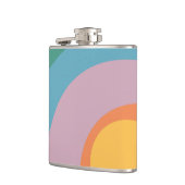 Flasques Cercles de style rétro multicolore (Gauche)