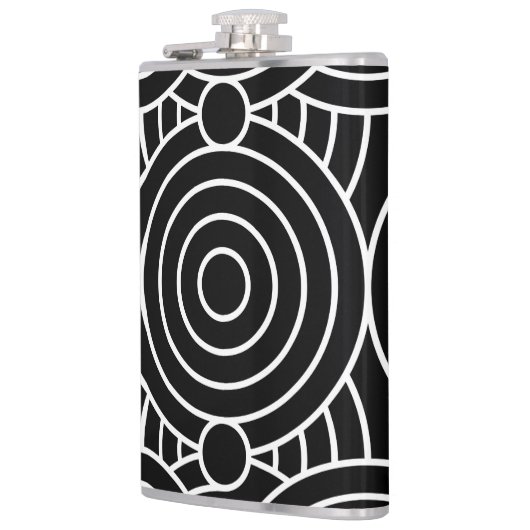 Flasques Cercles géométriques sans transparence (Gauche)