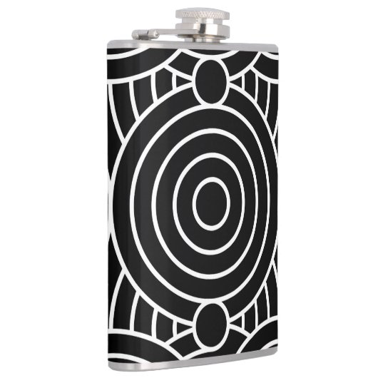 Flasques Cercles géométriques sans transparence (Droite)