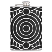 Flasques Cercles géométriques sans transparence (Devant)