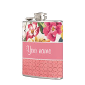 Flasques Cercles mignons de parties scintillantes de rose (Gauche)