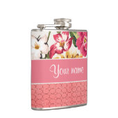 Flasques Cercles mignons de parties scintillantes de rose (Droite)