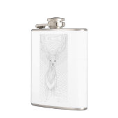 Flasques Cerf sous le ciel nocturne (Gauche)