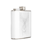 Flasques Cerf sous le ciel nocturne (Droite)