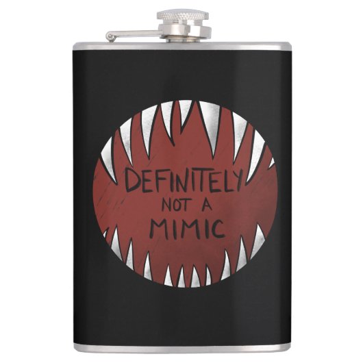 Flasques Certainement PAS un Mimic D&D Gaming Cadeaux (Devant)
