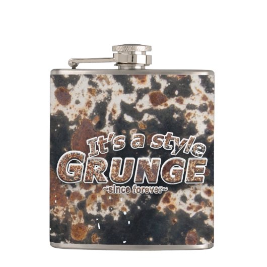 Flasques C'est un style GRUNGE Rousty Letters (Devant)