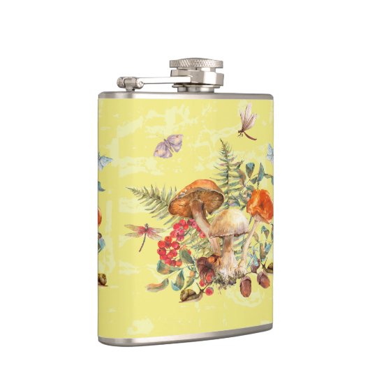 Flasques Champignons, libellules, papillons et escargots (Droite)