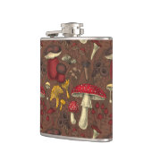 Flasques Champignons sauvages sur brun (Gauche)