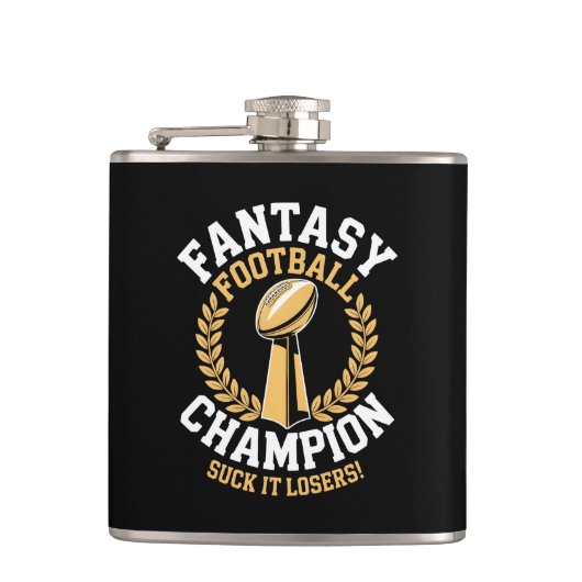 Flasques Champion de football fantastique (Devant)