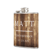 Flasques Championnat de l'équipe de la fête nuptiale Rustic (Gauche)