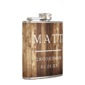 Flasques Championnat de l'équipe de la fête nuptiale Rustic (Droite)