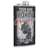 Flasques Champions de boxe personnalisés Boxer Fitness Gym (Droite)
