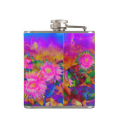 Flasques Champs de tournesol rose (Dos)