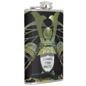 Flasques Changeable Votre Photo, Casque Samurai (Droite)