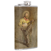 Flasques Chanter Espagnol Cowboy à Banjo jouer à la chanson (Droite)