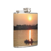 Flasques Chao Phraya River Sunset ... Ayutthaya, Thaïlande (Droite)