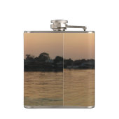 Flasques Chao Phraya River Sunset ... Ayutthaya, Thaïlande (Dos)