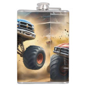 Flasques Chaos on Wheels : Monster Truck Smash Derby, (Dos)