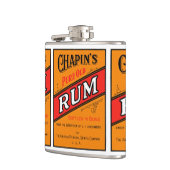 Flasques Chapins Pure Vieux Étiquette de rhum (Gauche)