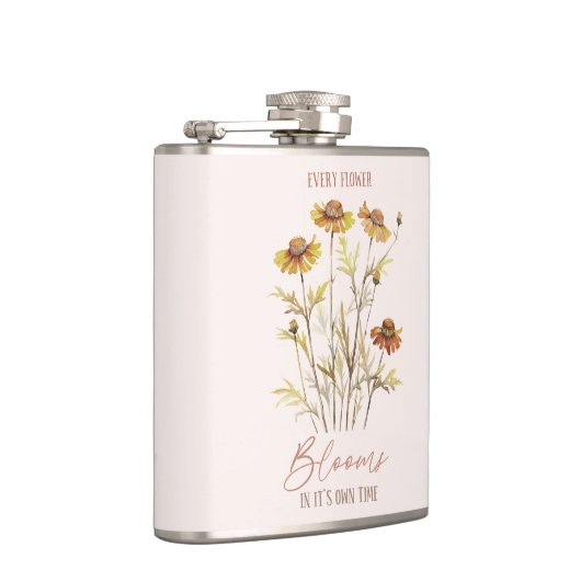 Flasques Chaque fleur fleurit dans son propre temps -Floral (Droite)