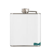 Flasques Charmante Jeune Fille Design - 6-Oz (Dos)