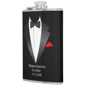 Flasques Charming Calla Lily Mariage Best Man Flask (Gauche)