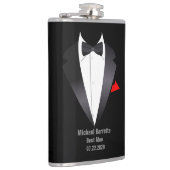 Flasques Charming Calla Lily Mariage Best Man Flask (Droite)