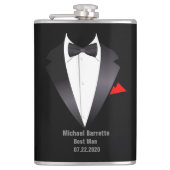 Flasques Charming Calla Lily Mariage Best Man Flask (Devant)