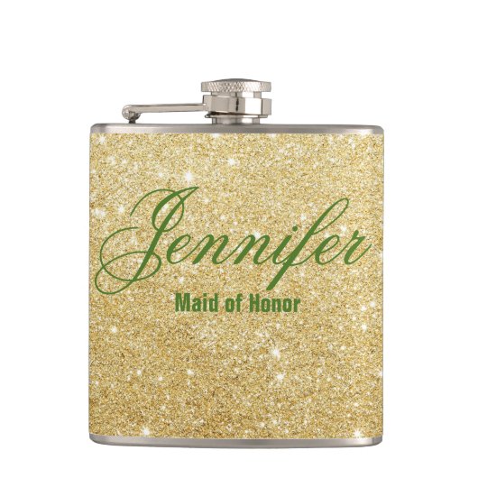Flasques Charming Calla Lily Mariage Maid of Honor Flask (Devant)