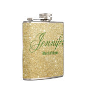 Flasques Charming Calla Lily Mariage Maid of Honor Flask (Droite)