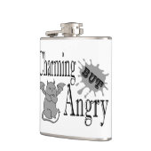 Flasques Charming mais en colère petit chat diable drôle ci (Gauche)