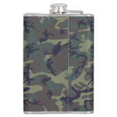 Flasques Chasse au Cerf Orange Camouflage | Monogramme (Dos)