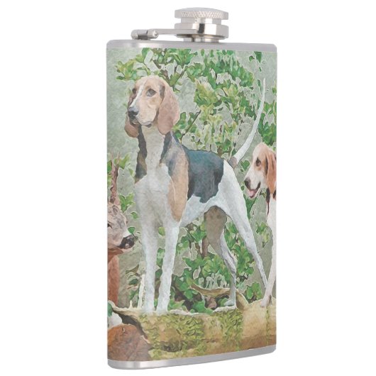 Flasques Chasse aux chiens (Droite)