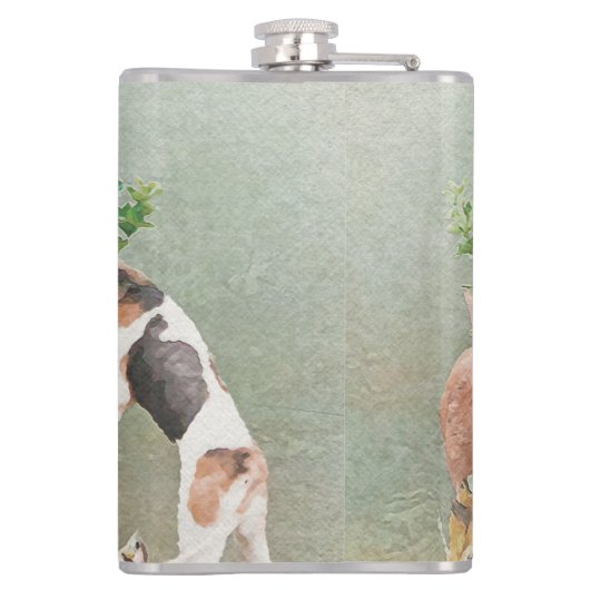 Flasques Chasse aux chiens (Dos)