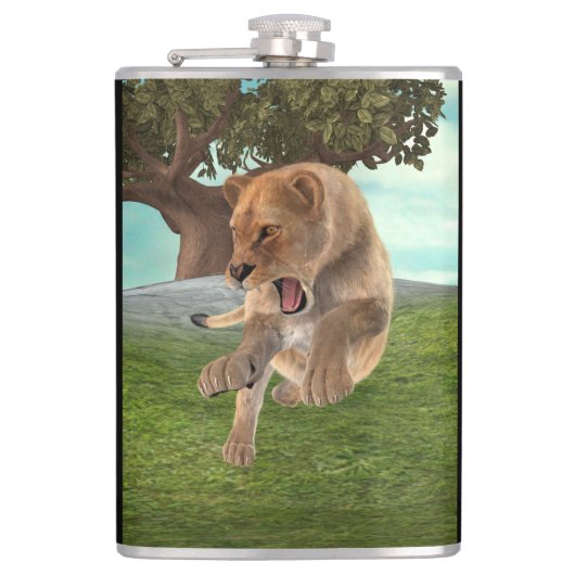 Flasques Chasseuse Lionne (Devant)