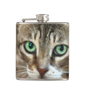 Flasques Chat aux yeux verts (Devant)