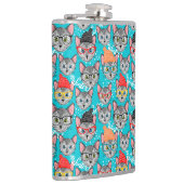 Flasques Chat dans le casquette (Droite)