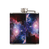 Flasques Chat de galaxie de hippie (Dos)