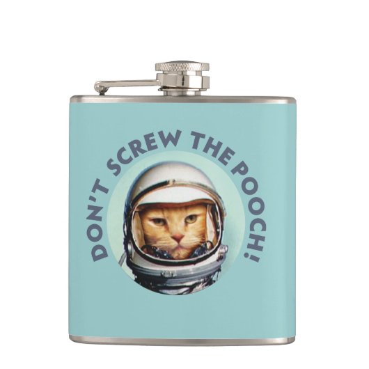 Flasques Chat de l'espace (Devant)