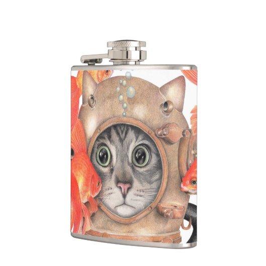 Flasques Chat de l'espace (Gauche)