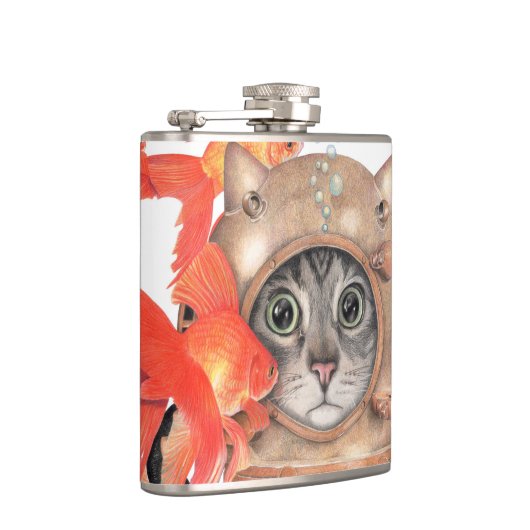 Flasques Chat de l'espace (Droite)