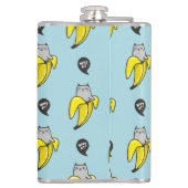 Flasques Chat en banane (Dos)