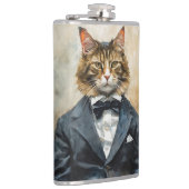 Flasques Chat en costume (Droite)