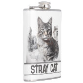 Flasques Chat errant blanc (Droite)