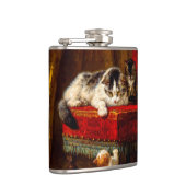 Flasques Chat et chatons Jouer avec chaise (Droite)