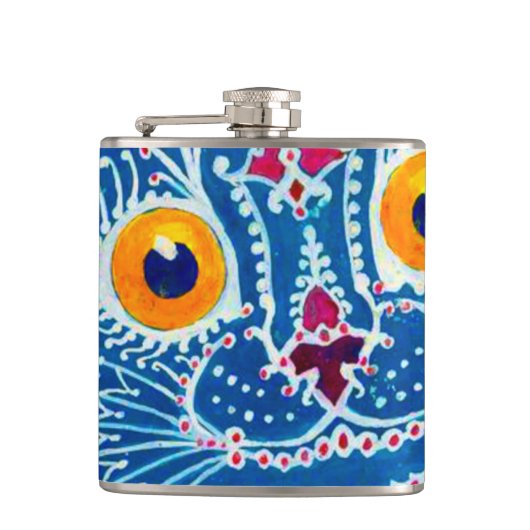 Flasques Chat gothique bleu (Devant)