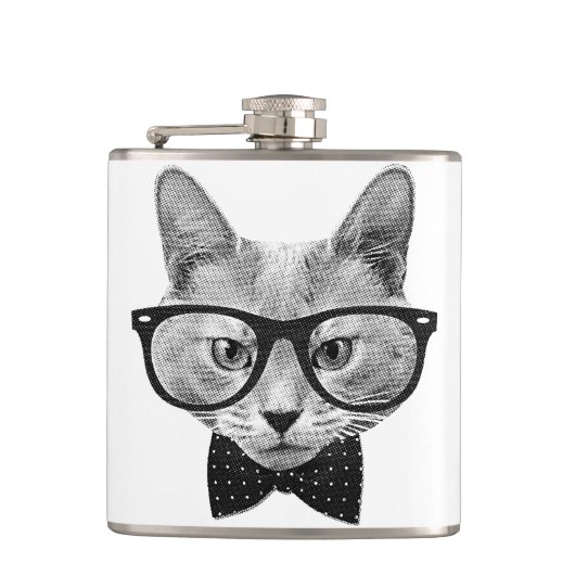 Flasques Chat hippique vintage (Devant)