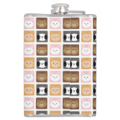 Flasques Chat, lapin, chien et ours (Dos)